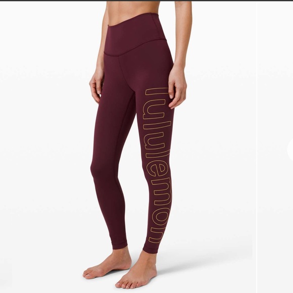lululemon athletica Pants - LULULEMON Wunder Under High Rise Tight 28" Everlux Lunar New Year Cassis